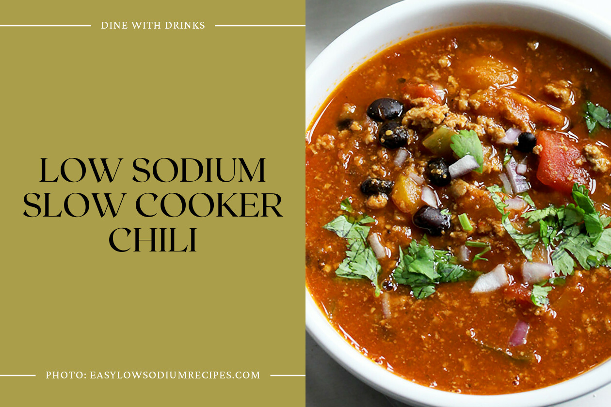 Low Sodium Slow Cooker Chili