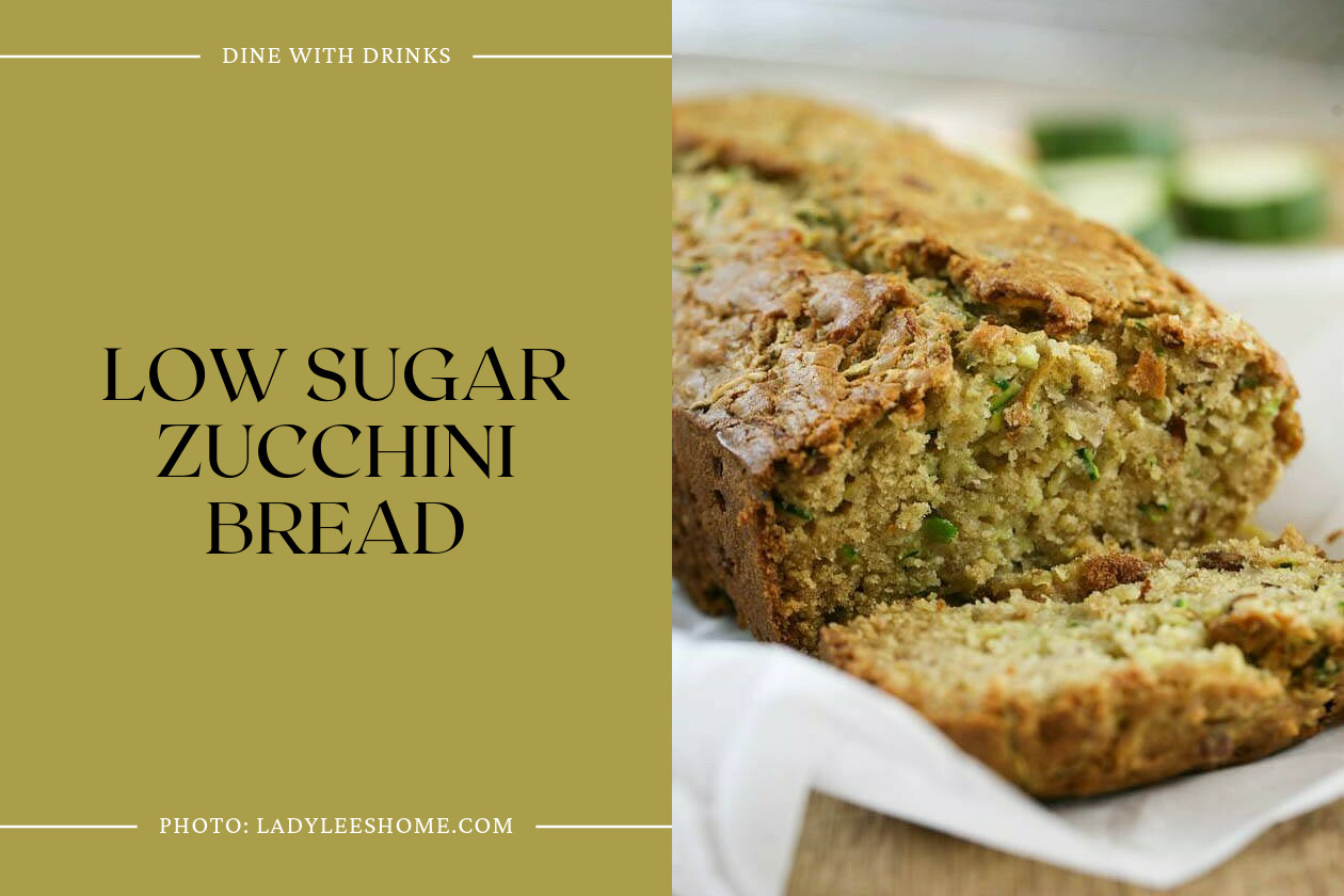 Low Sugar Zucchini Bread