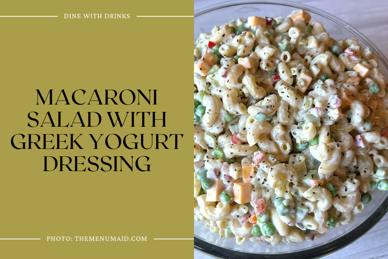 Macaroni Salad With Greek Yogurt Dressing