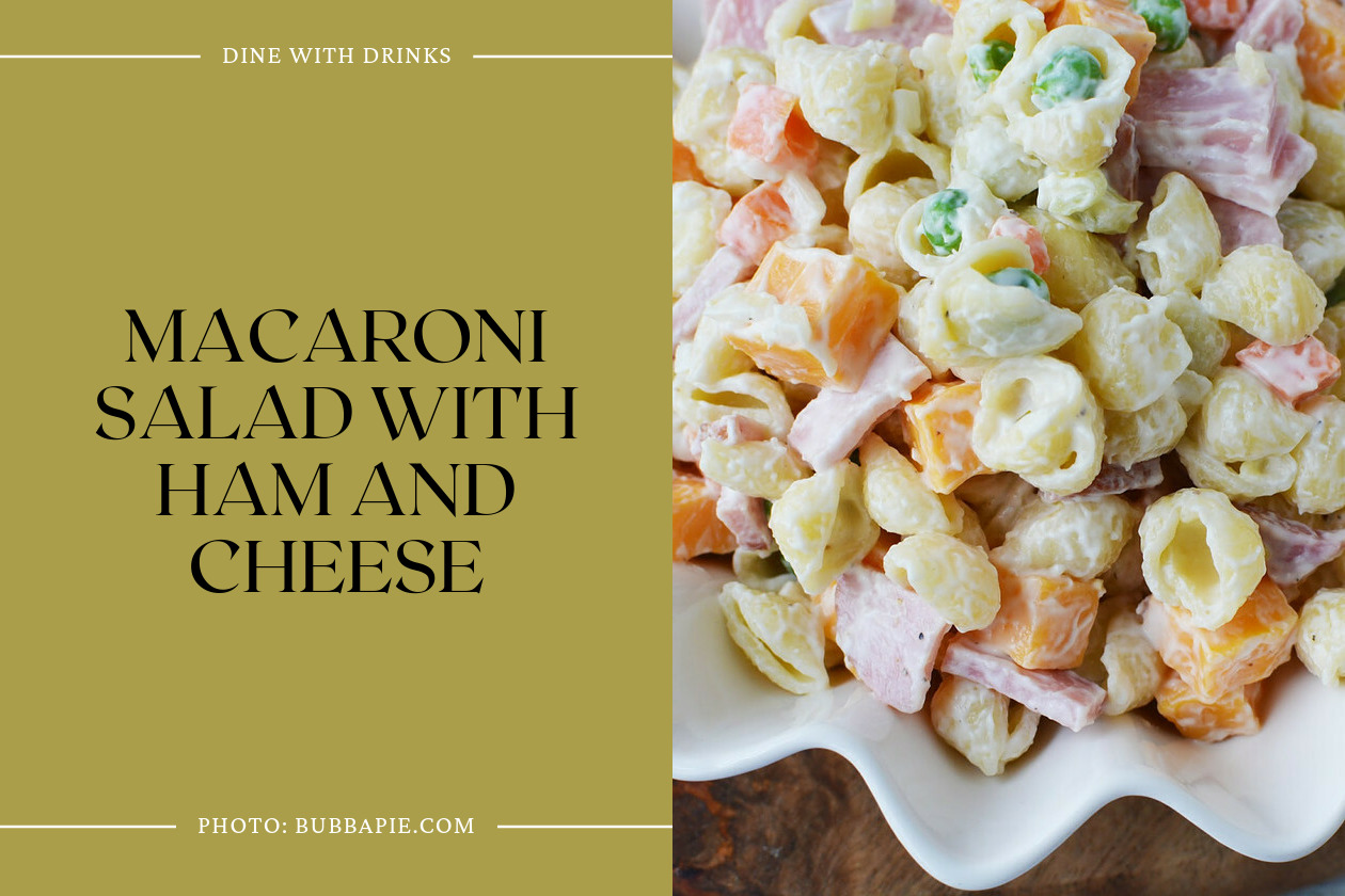 Macaroni Salad With Ham And Cheese