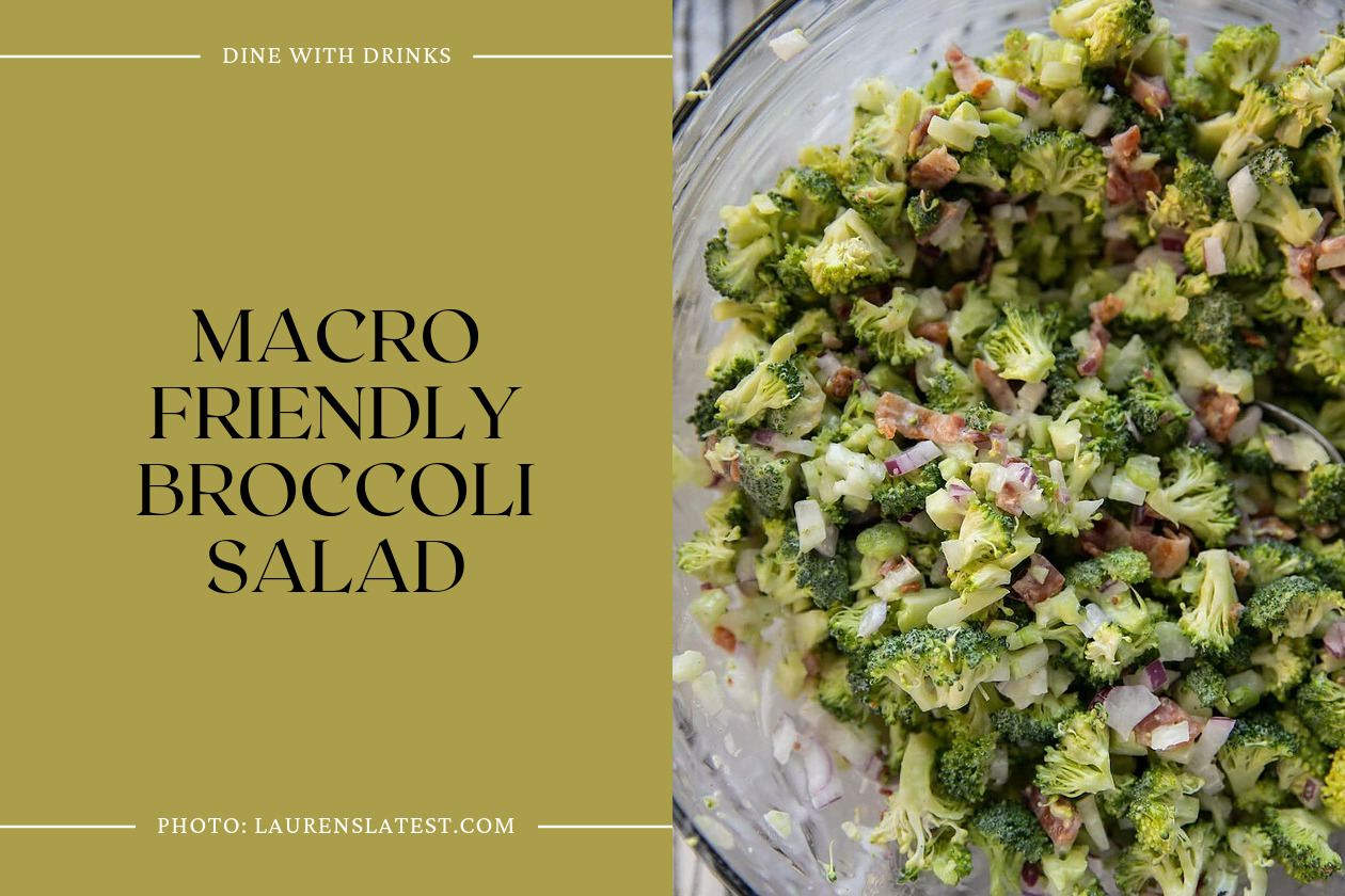 Macro Friendly Broccoli Salad