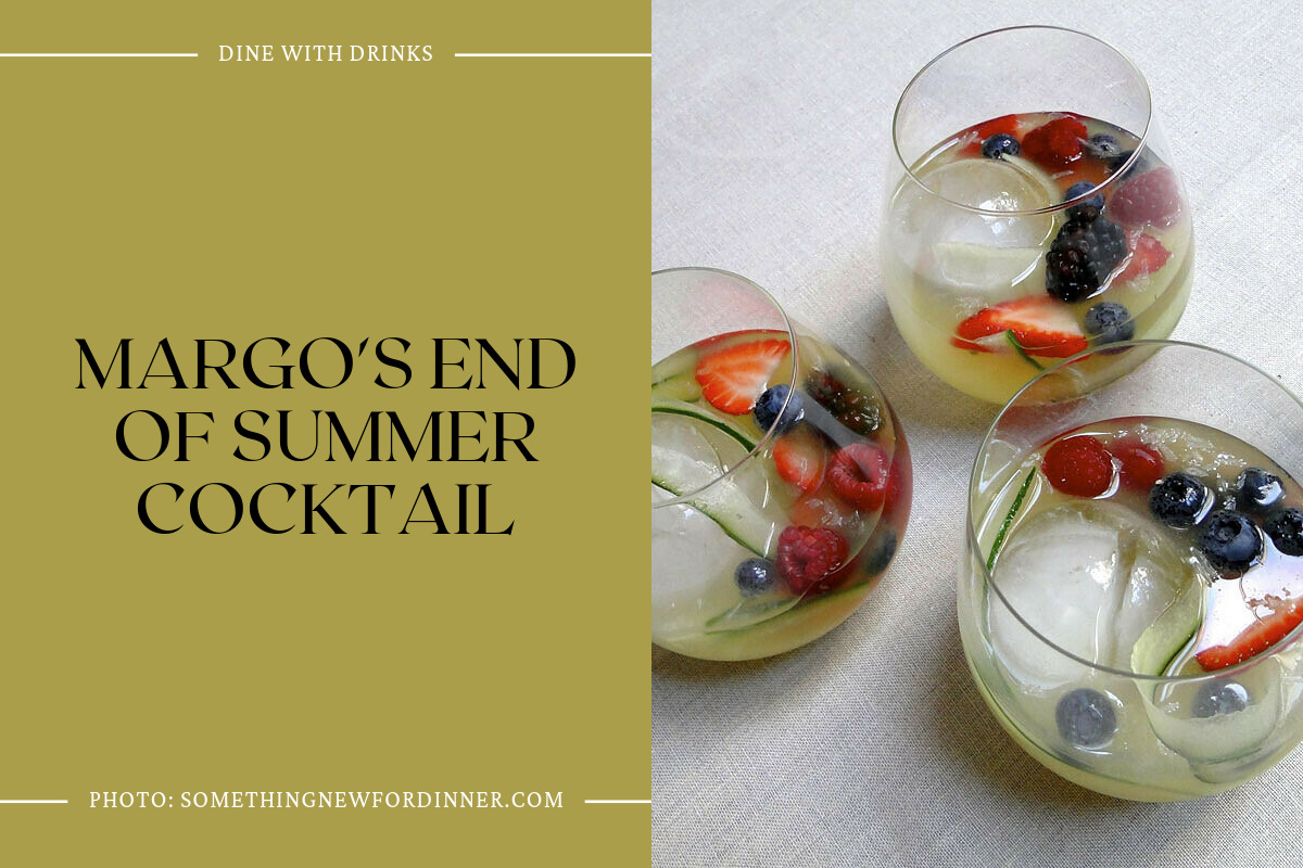 Margo's End Of Summer Cocktail