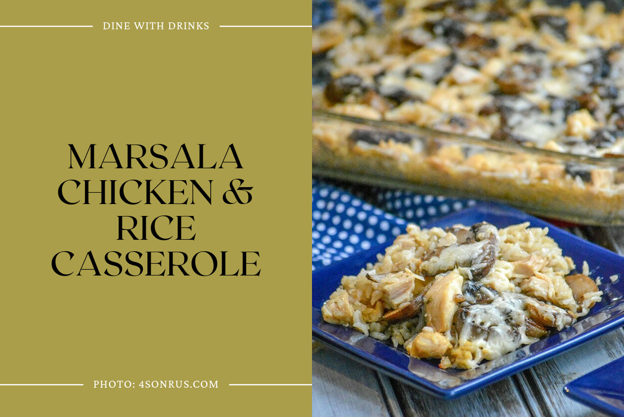 Marsala Chicken & Rice Casserole