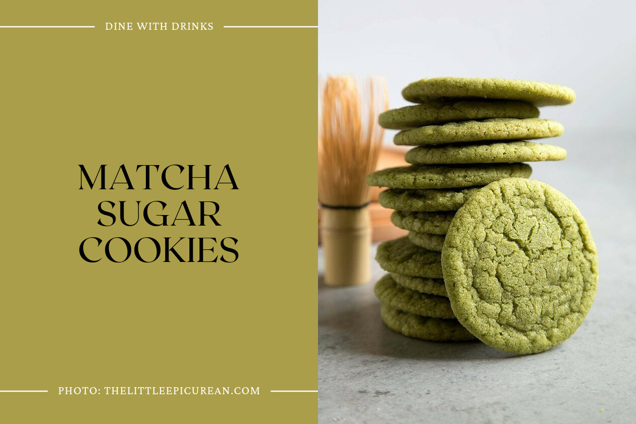 Matcha Sugar Cookies