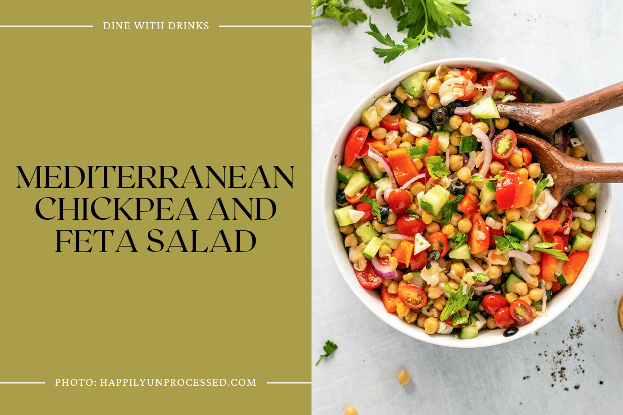 Mediterranean Chickpea And Feta Salad