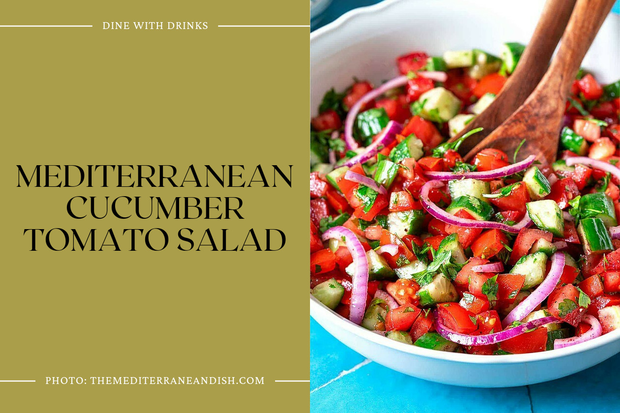 Mediterranean Cucumber Tomato Salad