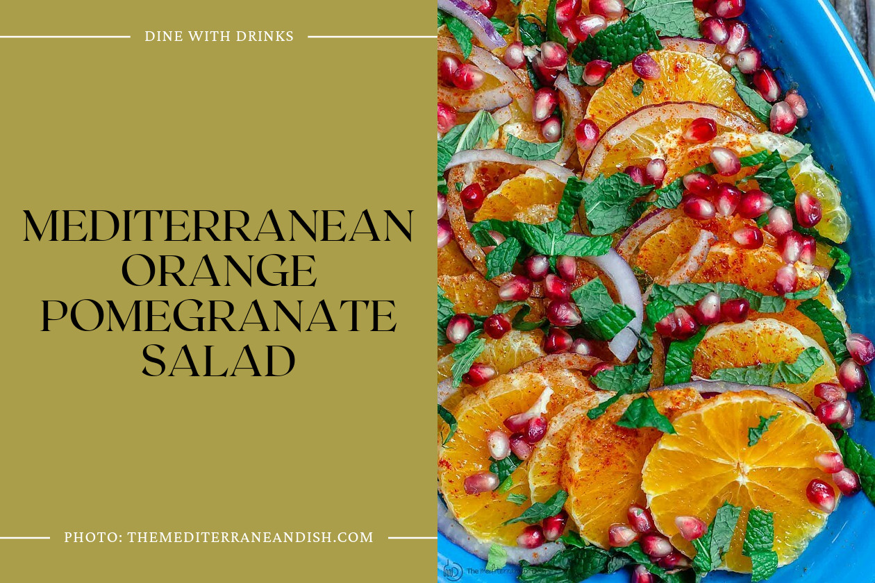 Mediterranean Orange Pomegranate Salad