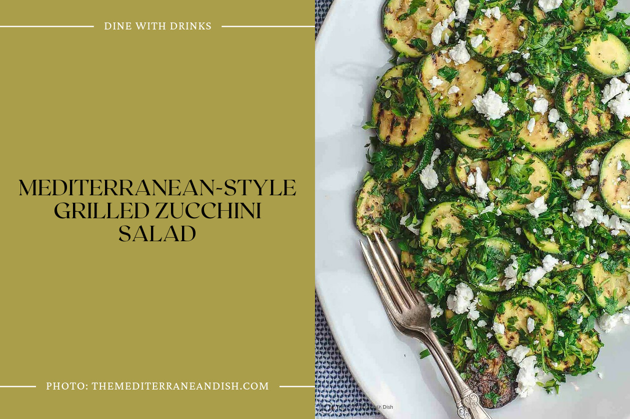 Mediterranean-Style Grilled Zucchini Salad