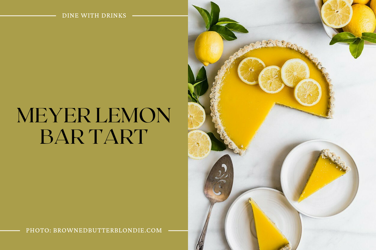 Meyer Lemon Bar Tart