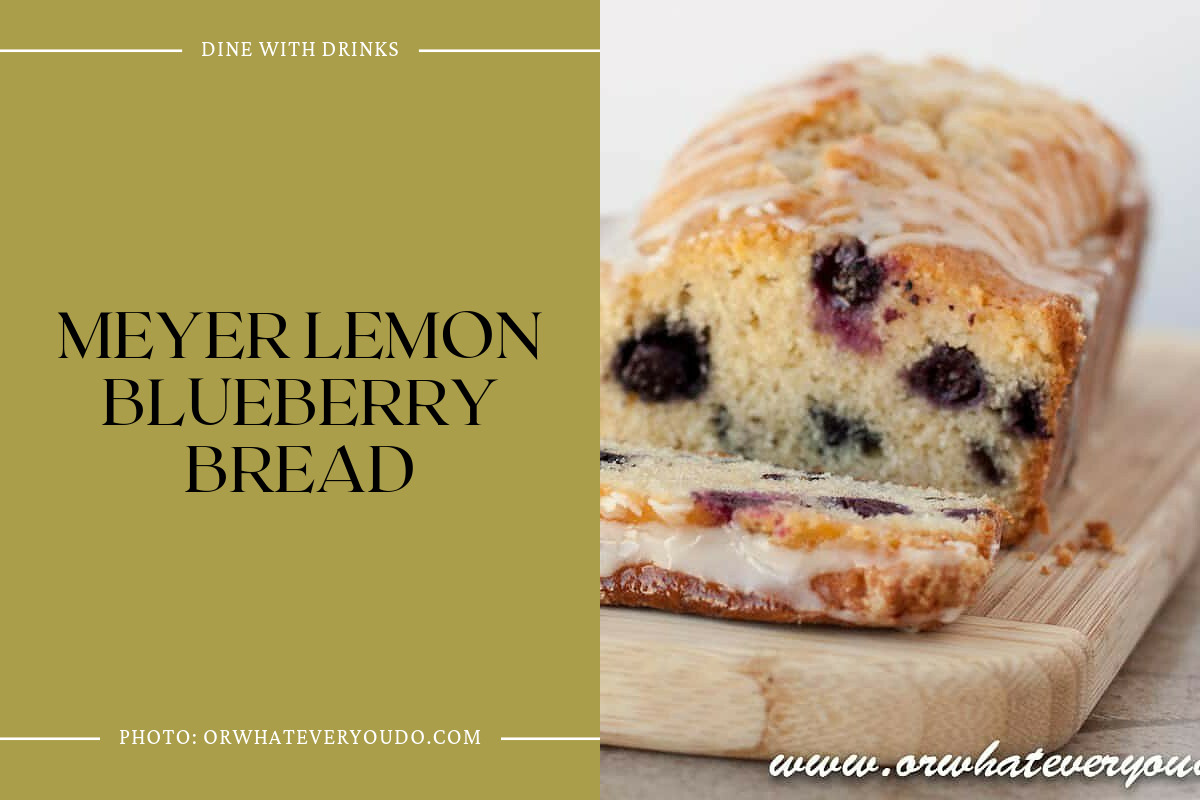 Meyer Lemon Blueberry Bread
