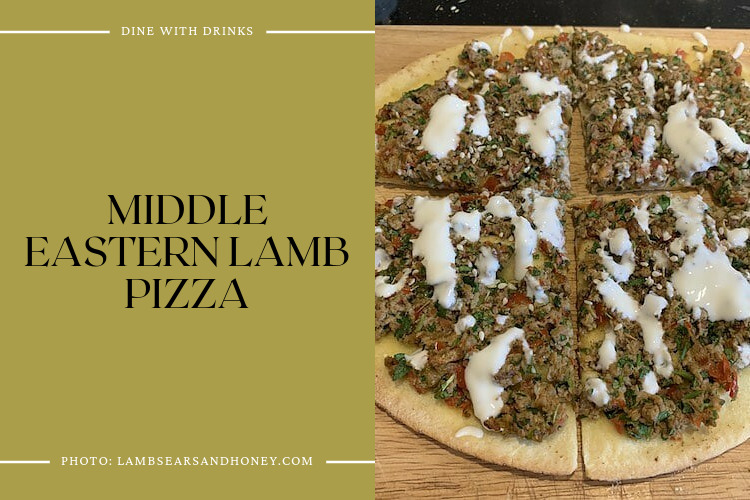 Middle Eastern Lamb Pizza