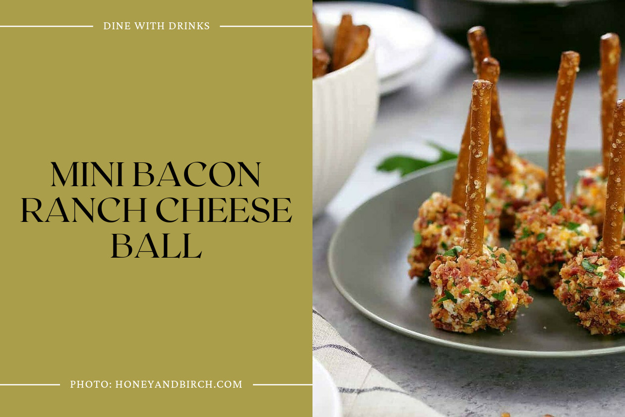 Mini Bacon Ranch Cheese Ball