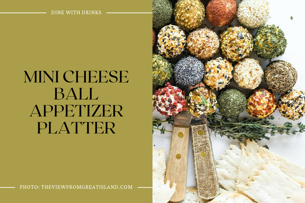 Mini Cheese Ball Appetizer Platter