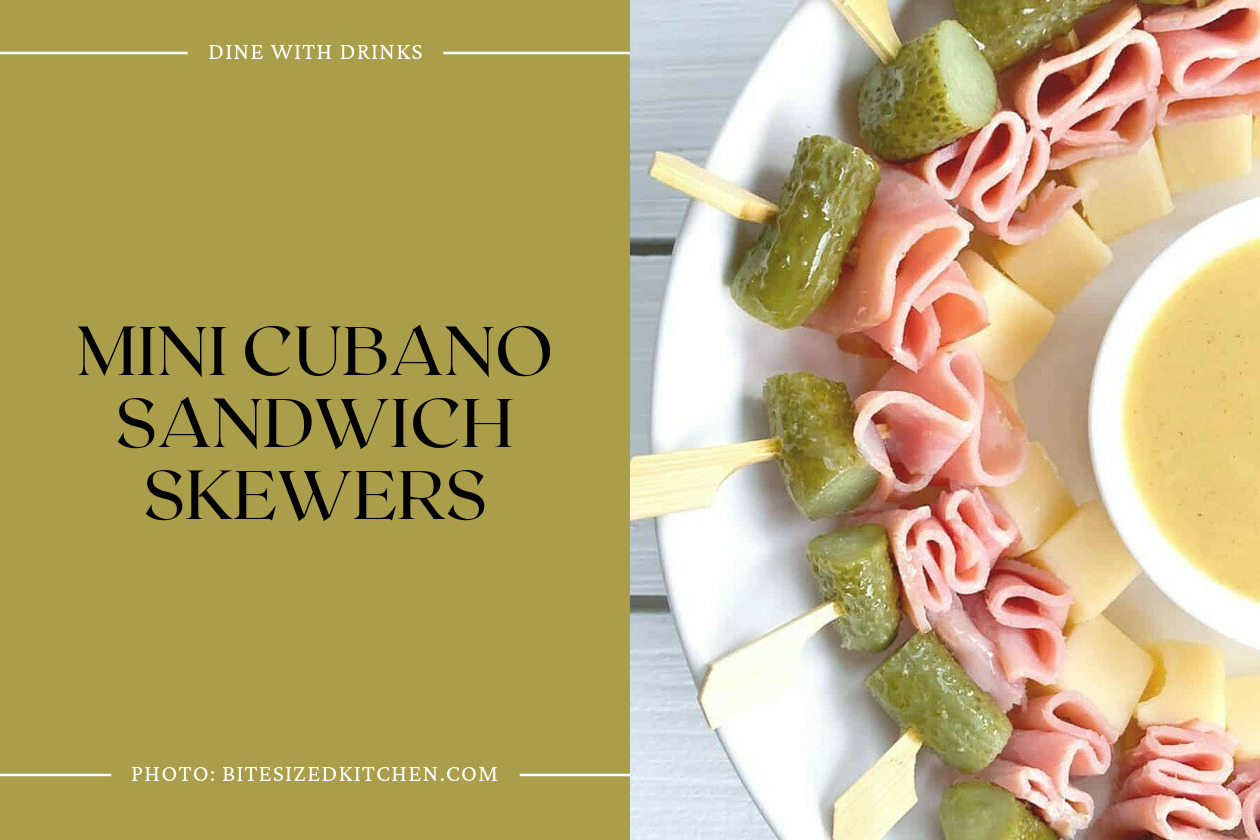 Mini Cubano Sandwich Skewers