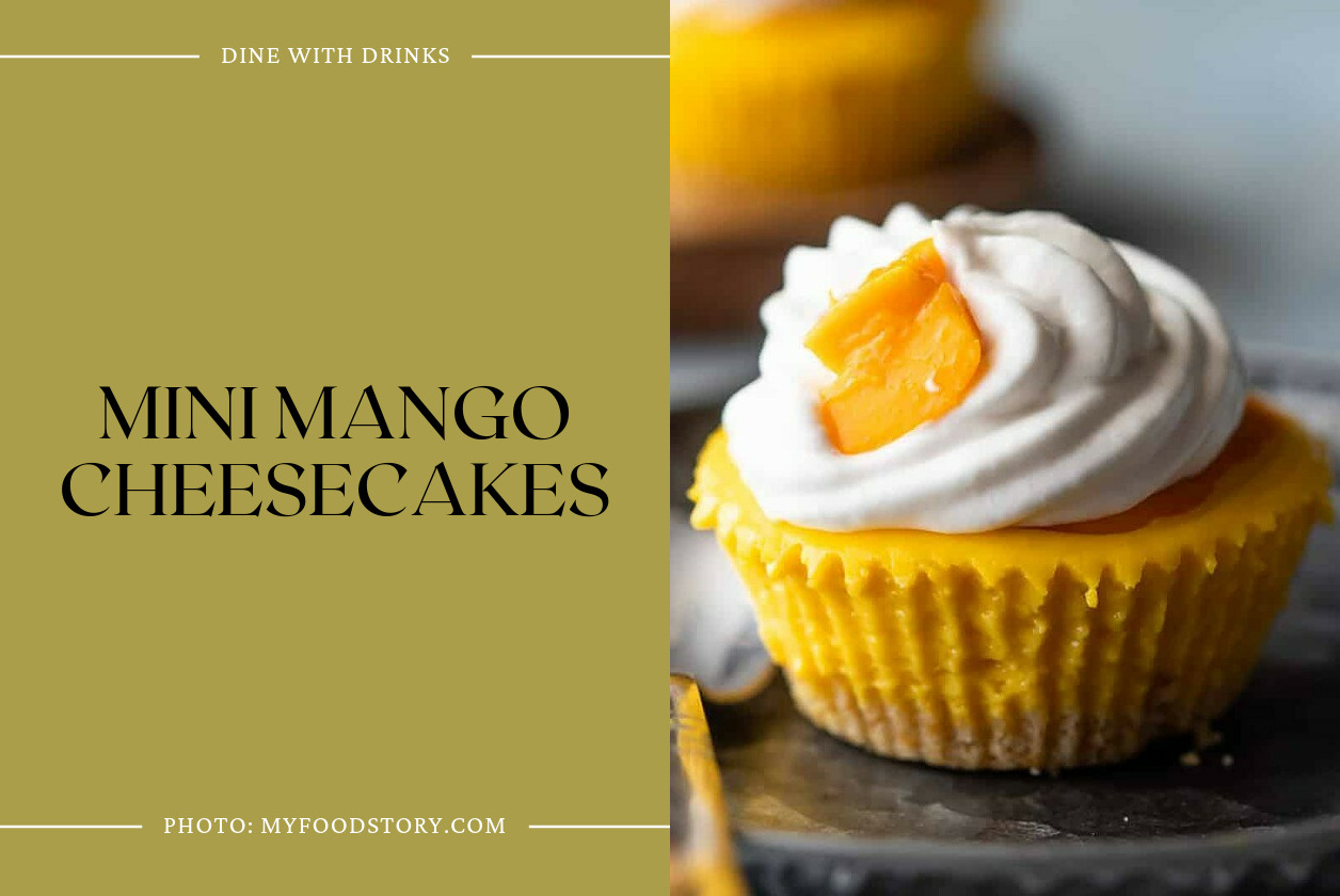 Mini Mango Cheesecakes