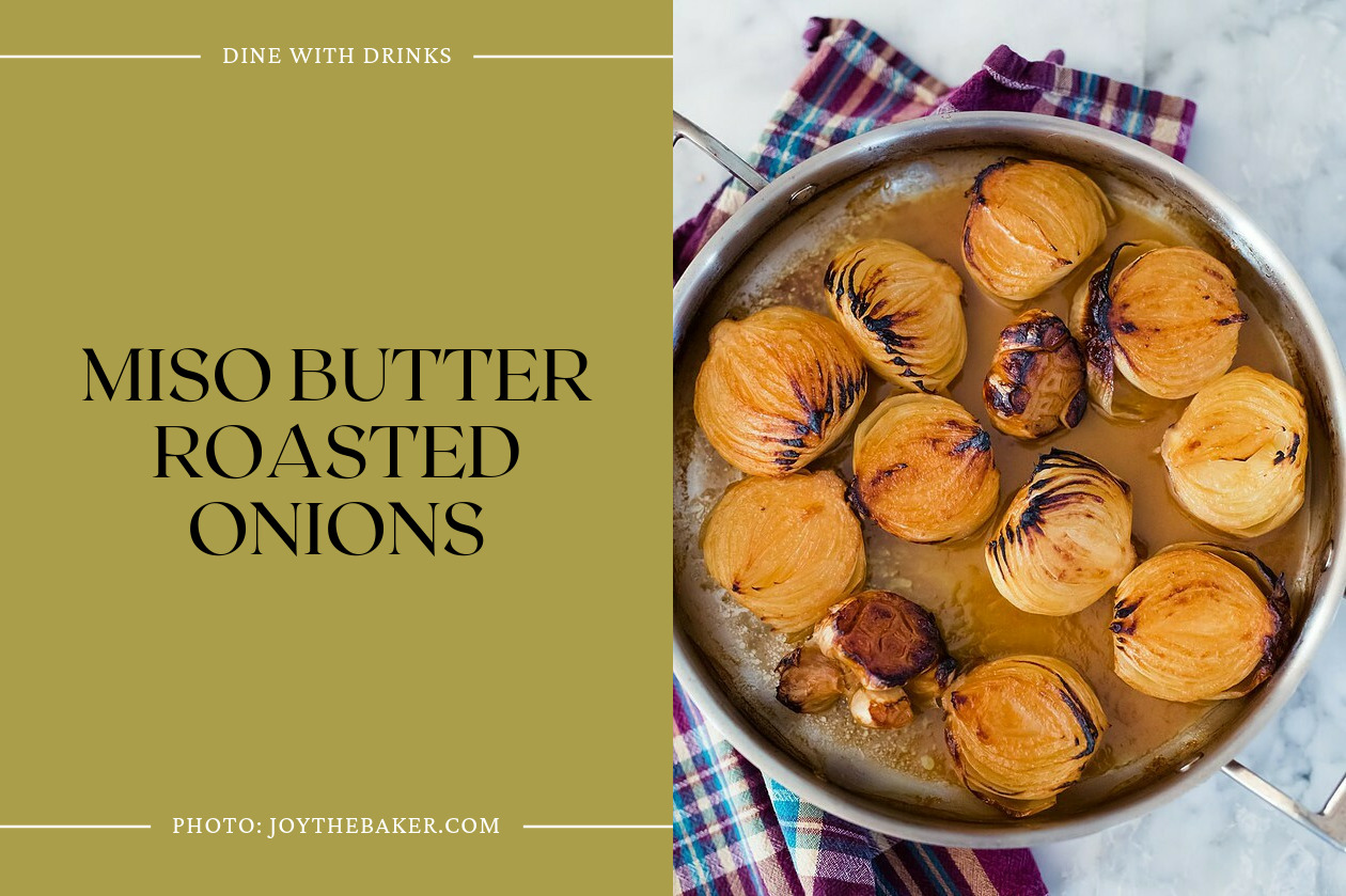 Miso Butter Roasted Onions