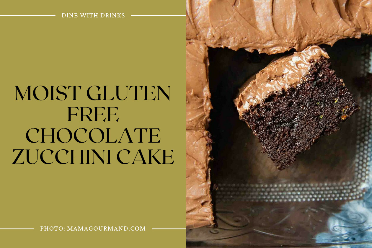 Moist Gluten Free Chocolate Zucchini Cake
