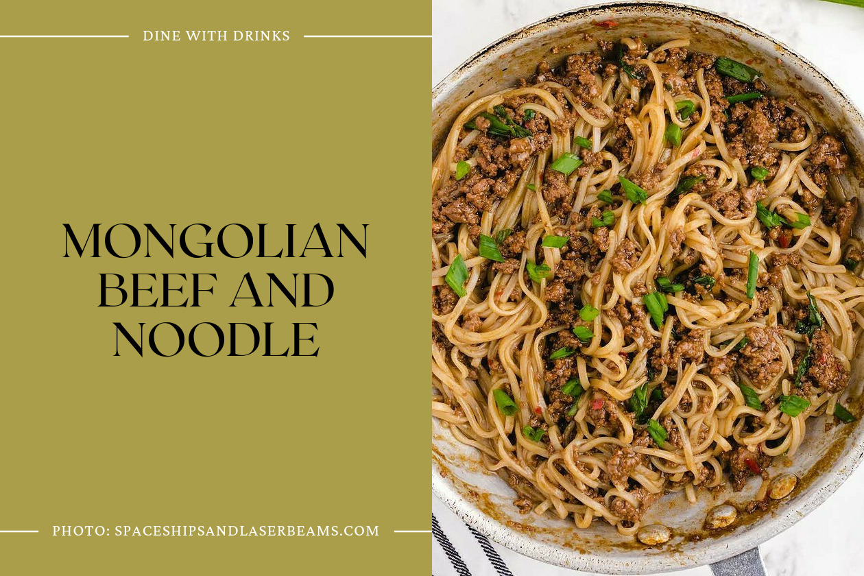 Mongolian Beef And Noodle