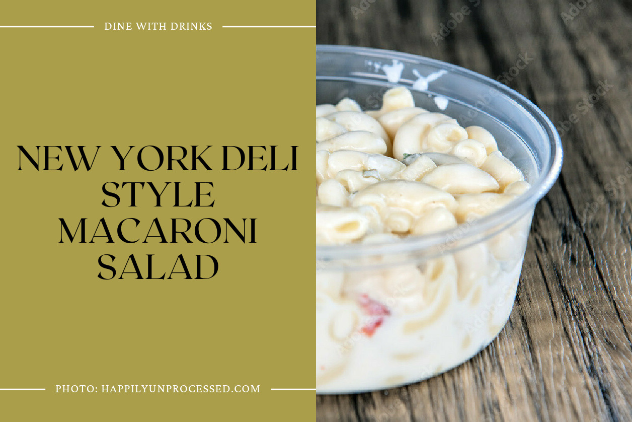 New York Deli Style Macaroni Salad