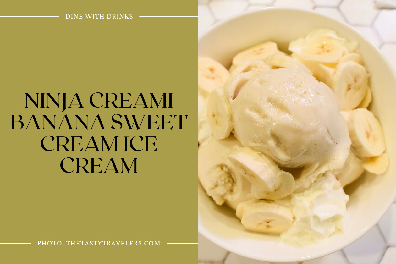 Ninja Creami Banana Sweet Cream Ice Cream