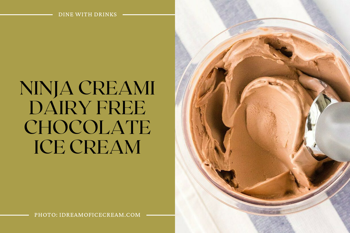 Ninja Creami Dairy Free Chocolate Ice Cream