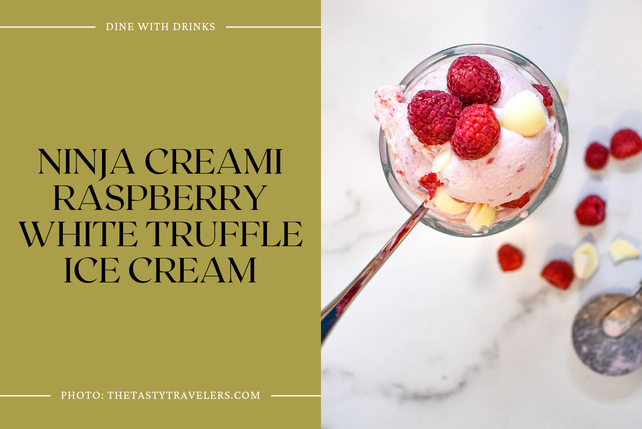 Ninja Creami Raspberry White Truffle Ice Cream