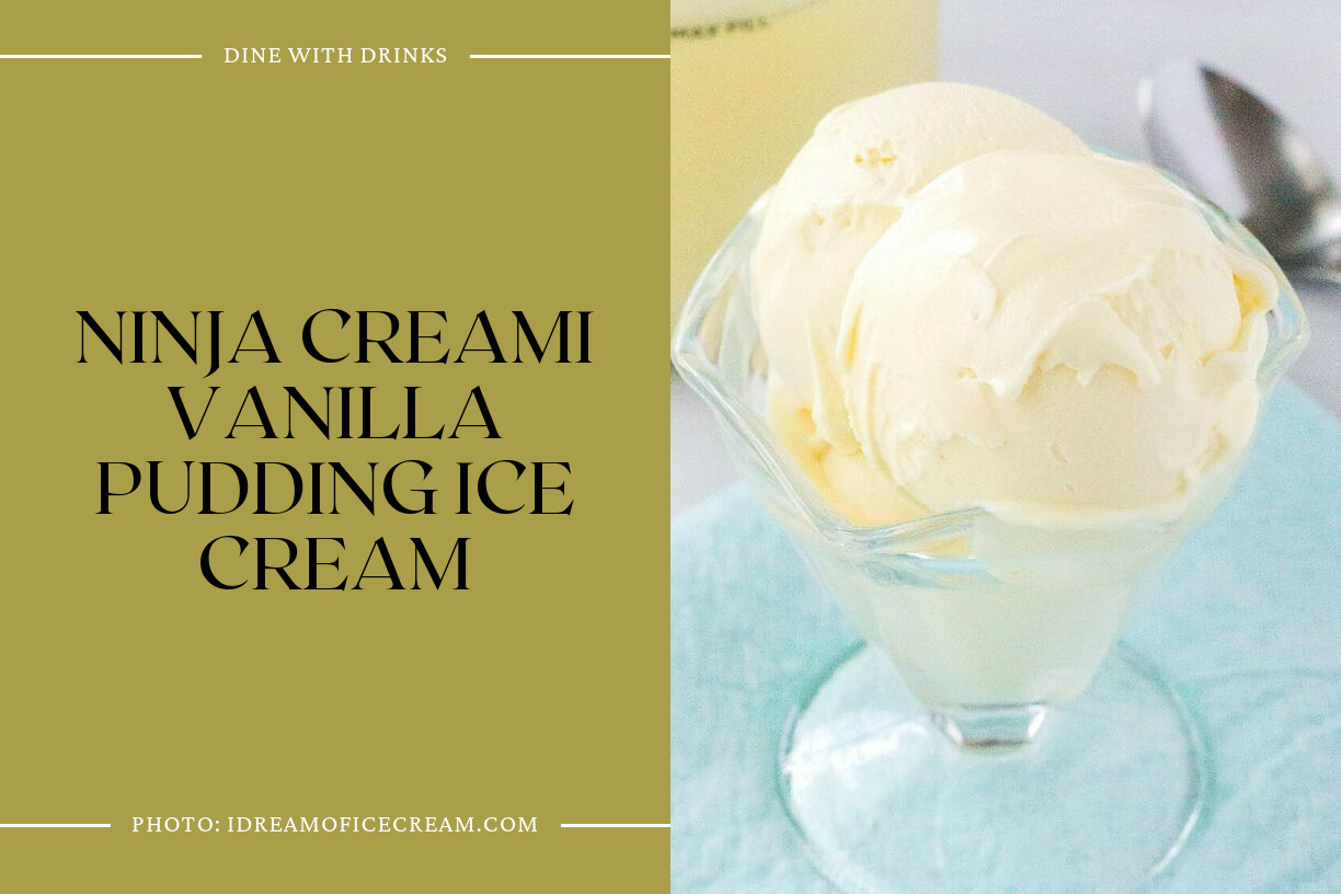 Ninja Creami Vanilla Pudding Ice Cream