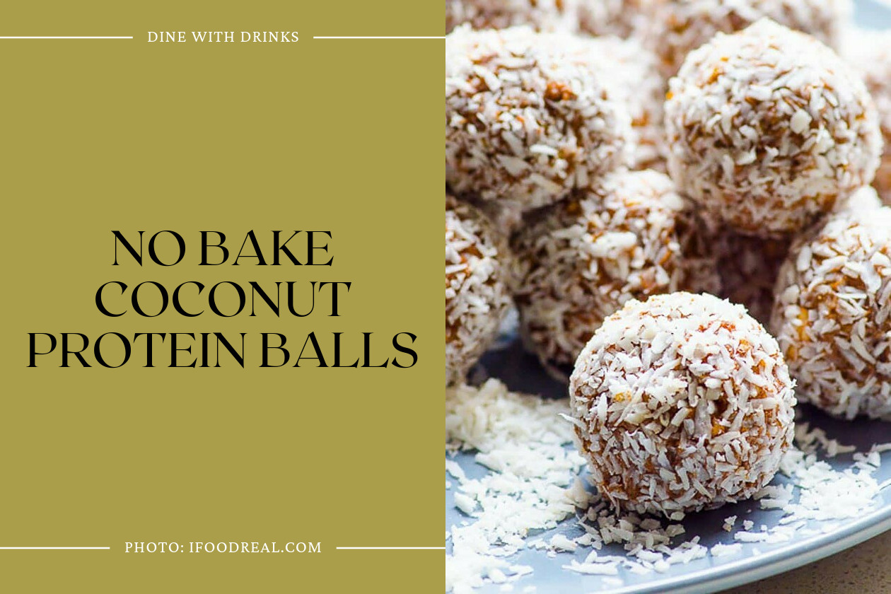 No Bake Coconut Protein Balls