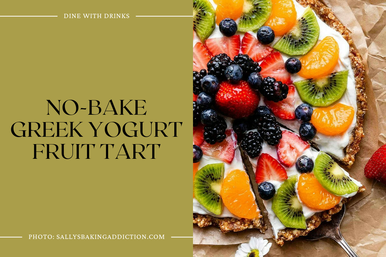 No-Bake Greek Yogurt Fruit Tart