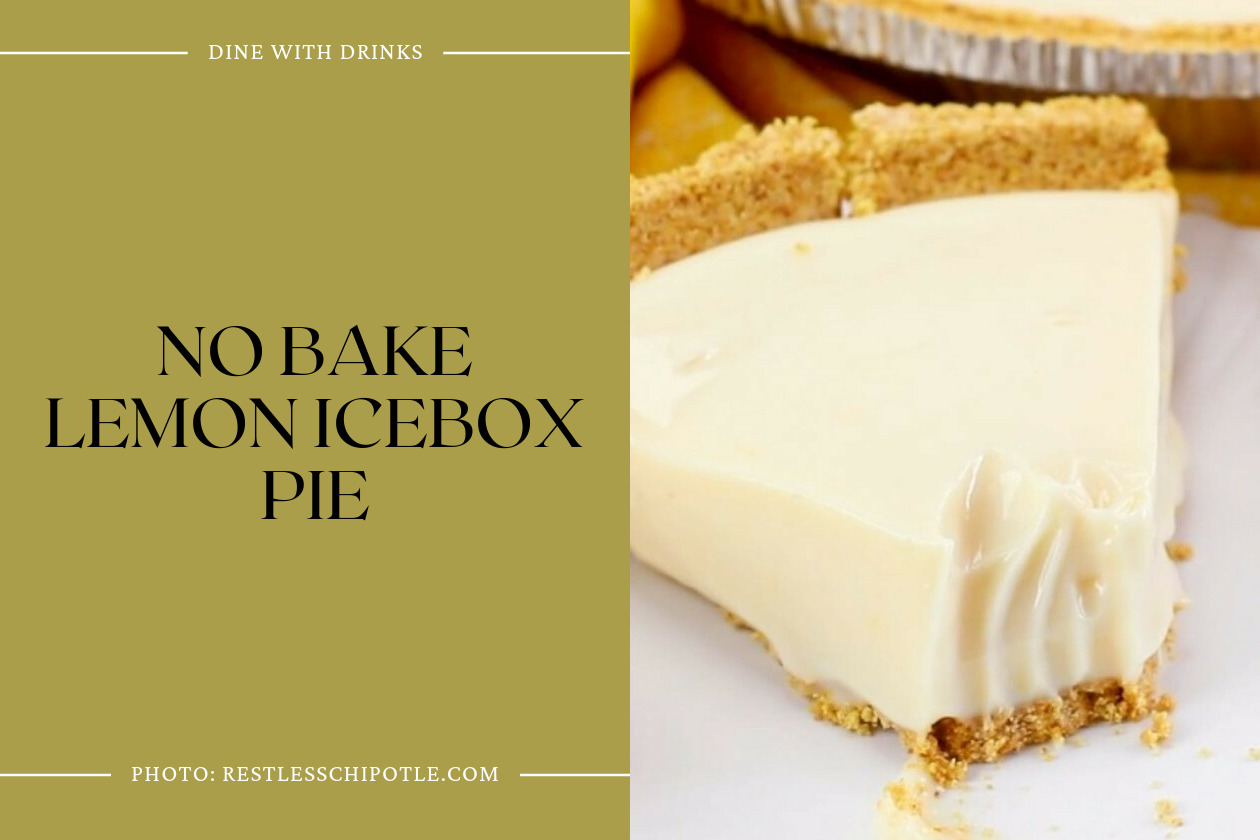 No Bake Lemon Icebox Pie