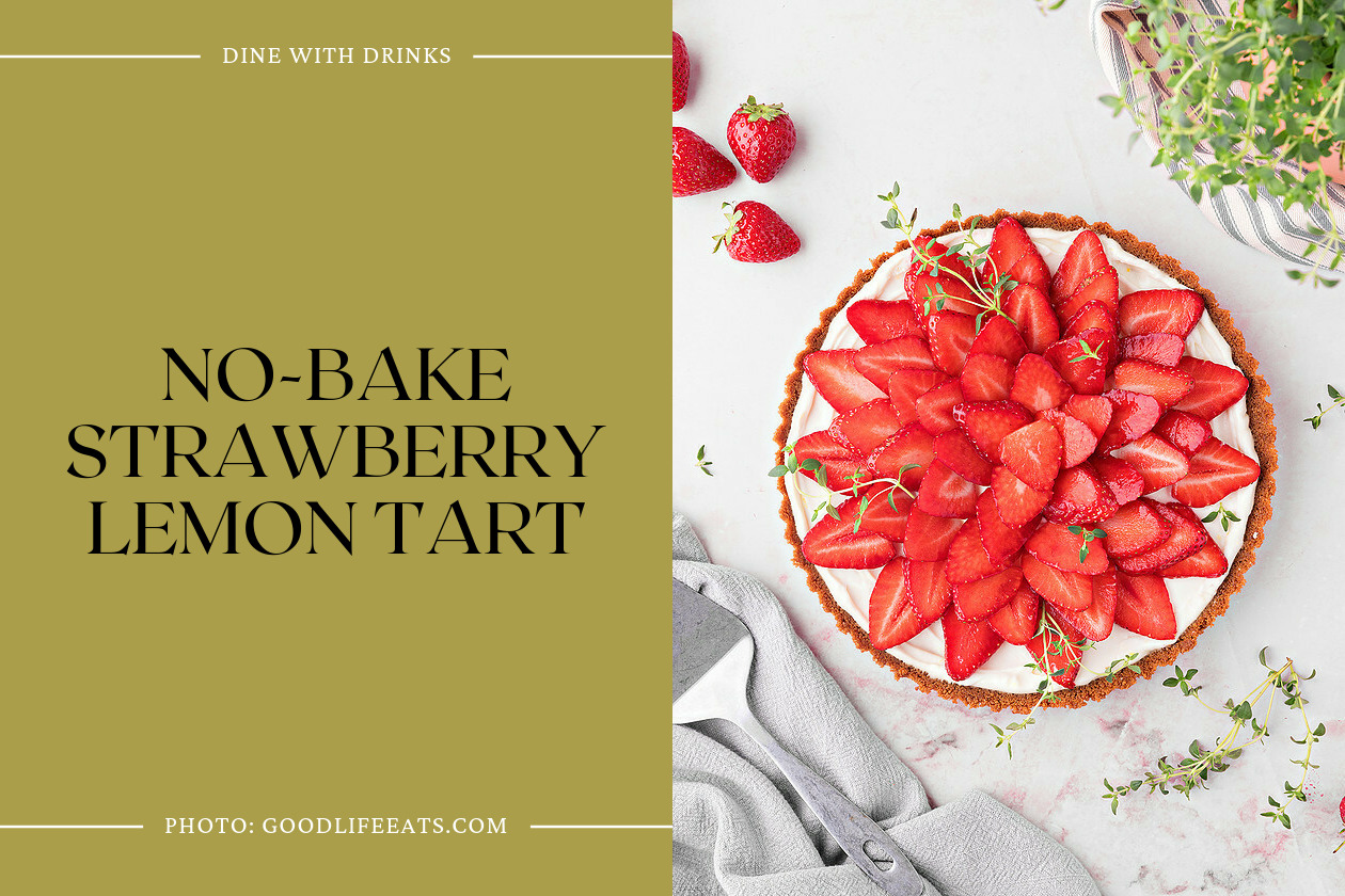 No-Bake Strawberry Lemon Tart