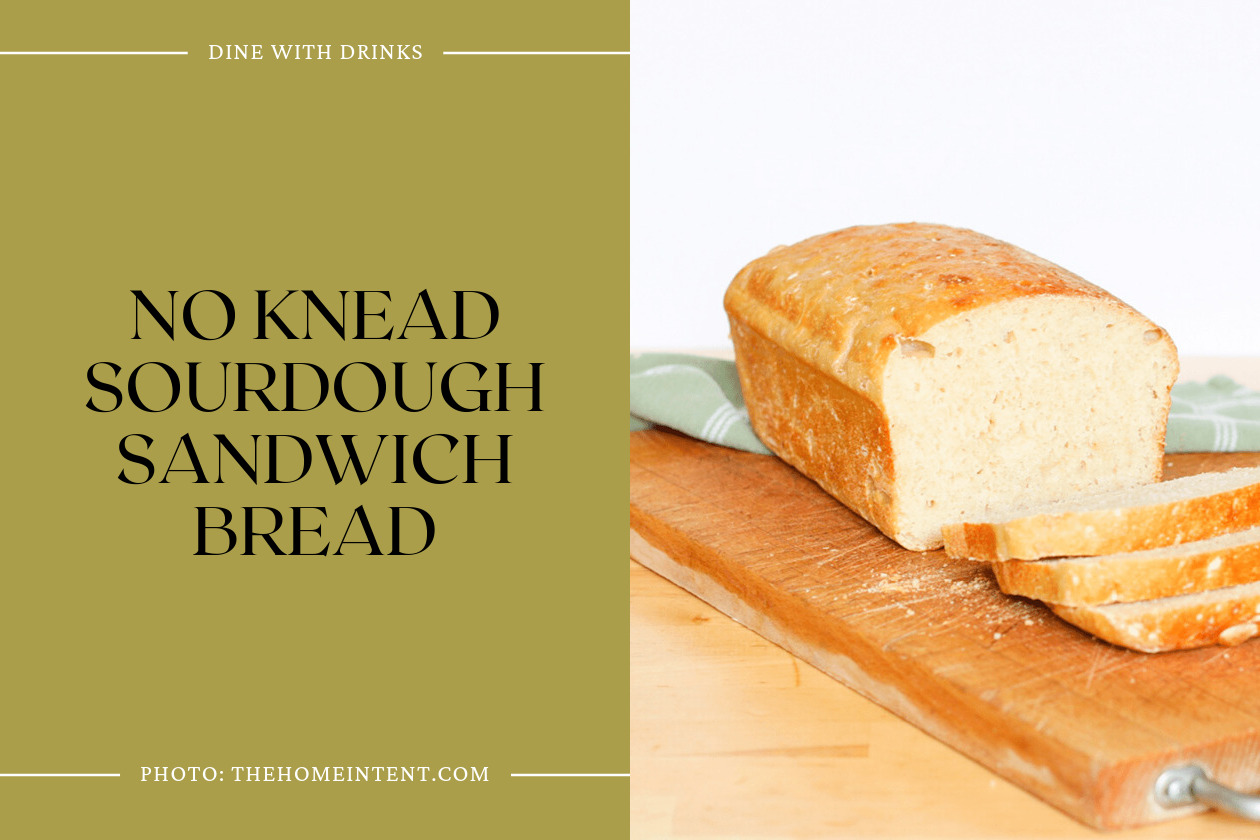 No Knead Sourdough Sandwich Bread