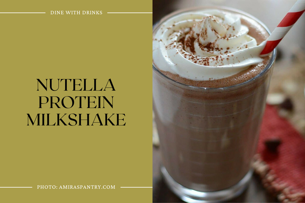 Nutella Protein Milkshake