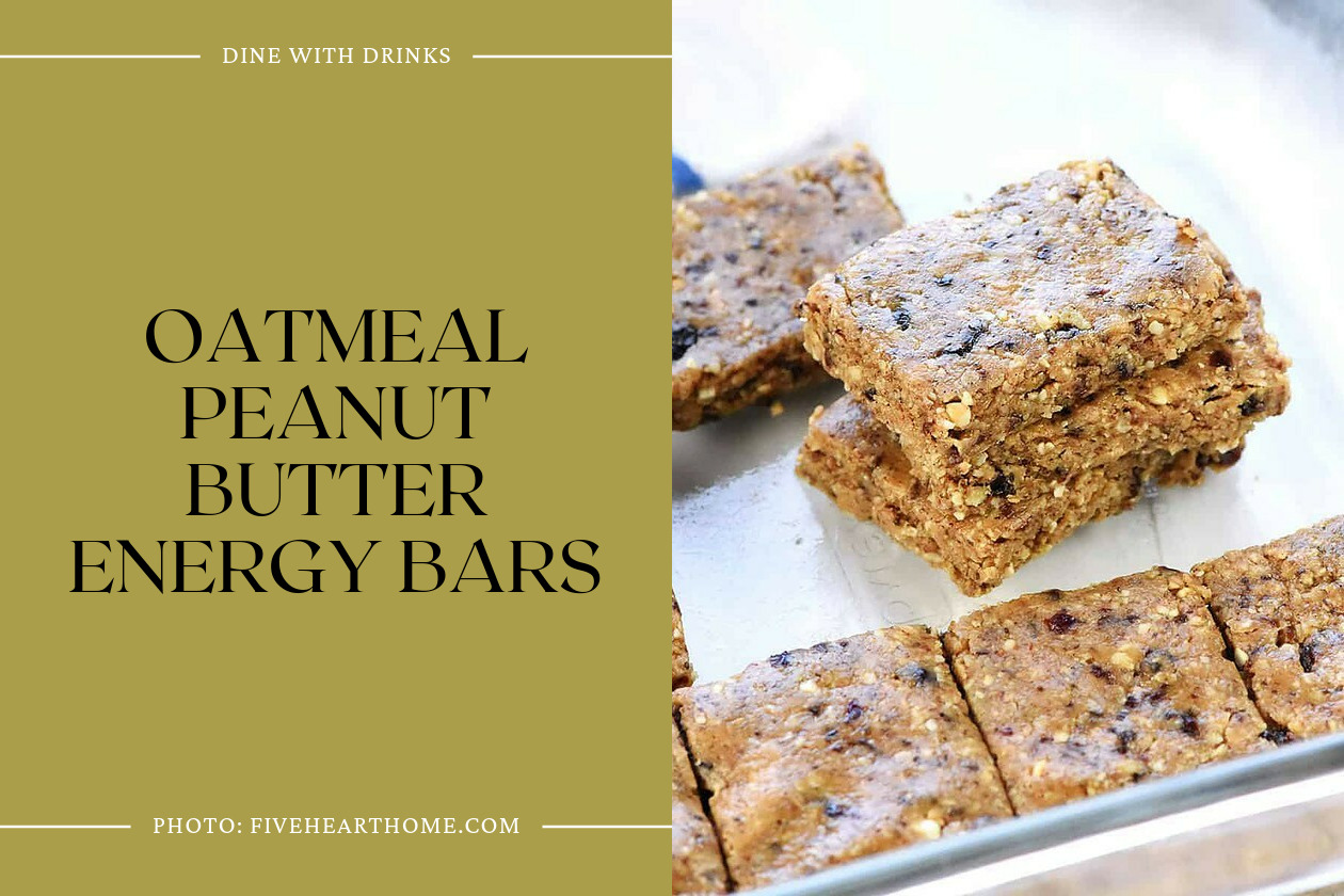 Oatmeal Peanut Butter Energy Bars
