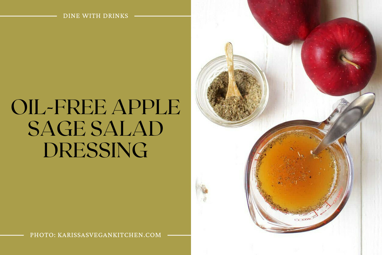 Oil-Free Apple Sage Salad Dressing