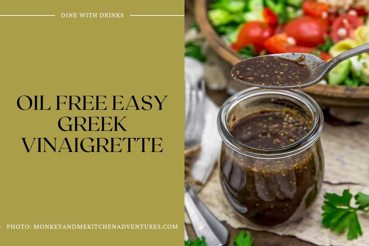 Oil Free Easy Greek Vinaigrette