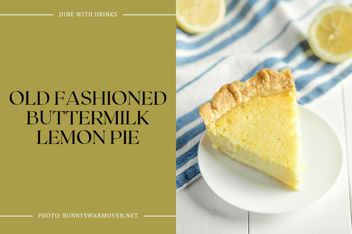 Old Fashioned Buttermilk Lemon Pie