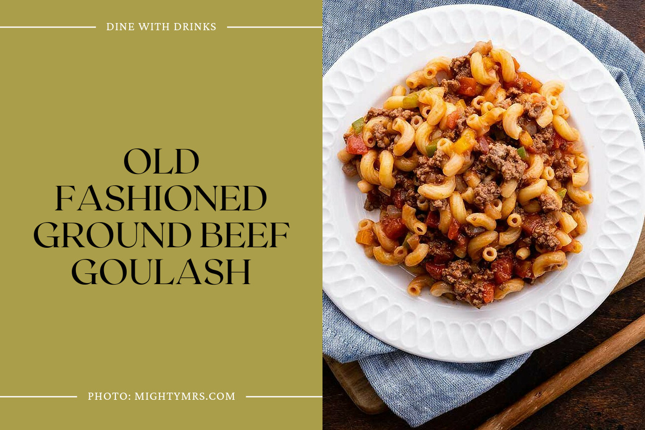 Old Fashioned Ground Beef Goulash
