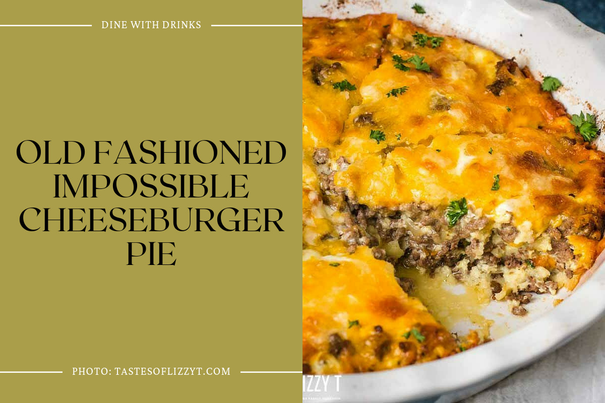 Old Fashioned Impossible Cheeseburger Pie