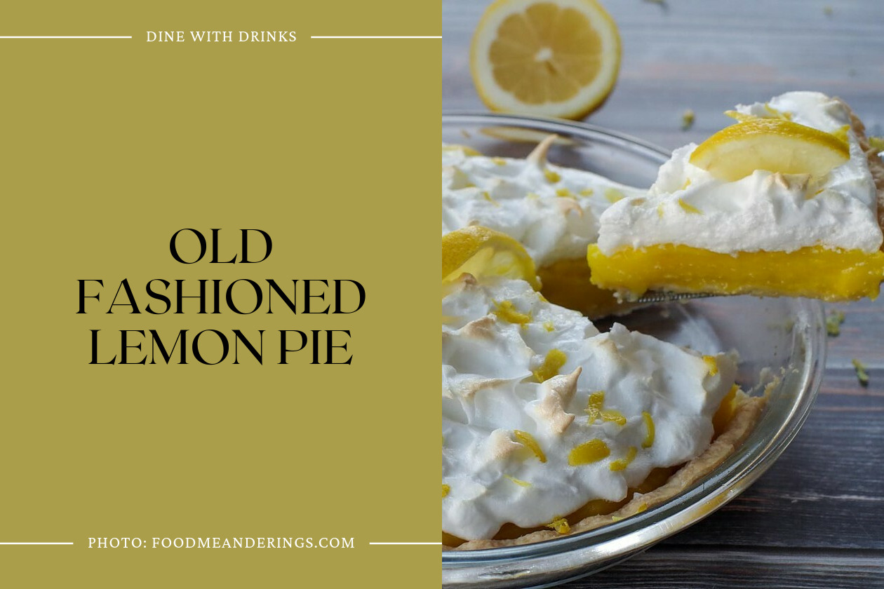 Old Fashioned Lemon Pie