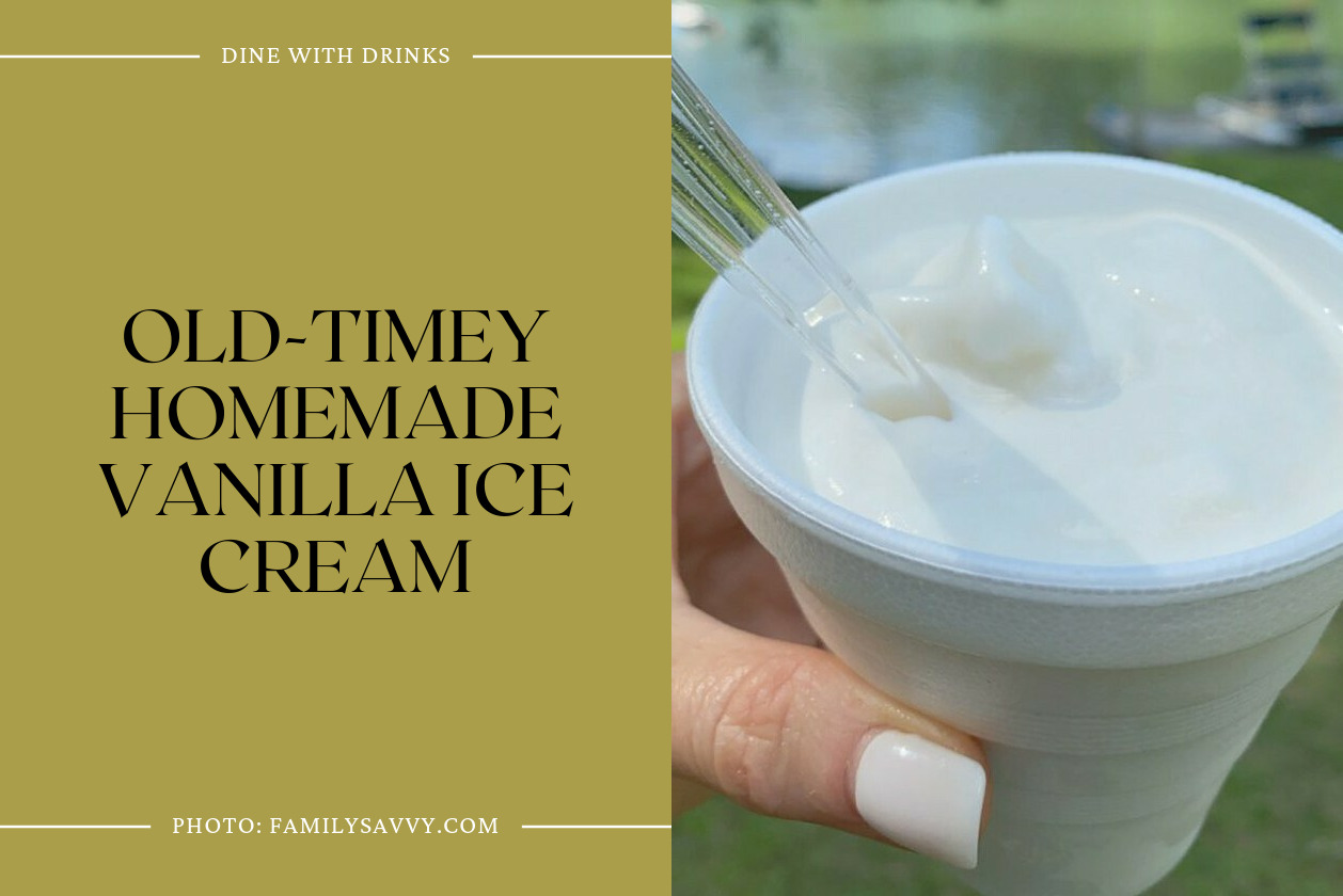 Old-Timey Homemade Vanilla Ice Cream