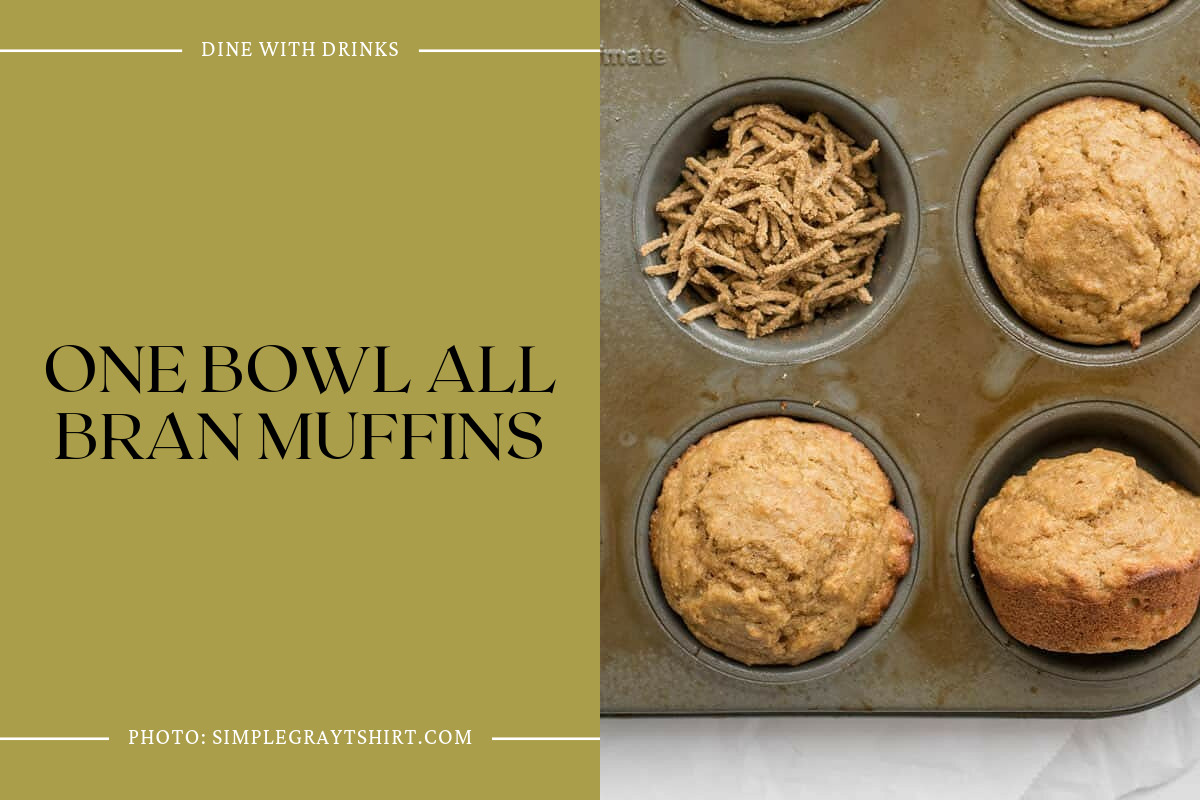 One Bowl All Bran Muffins