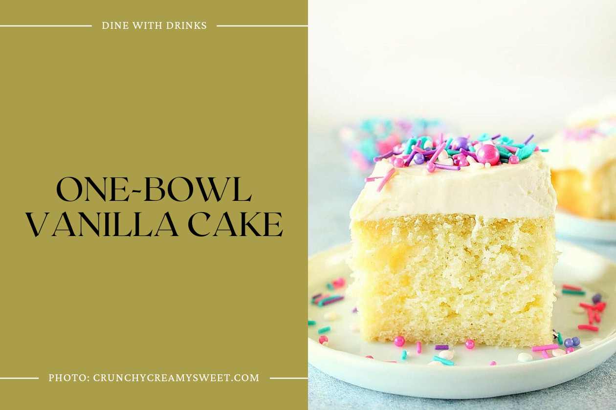 One-Bowl Vanilla Cake