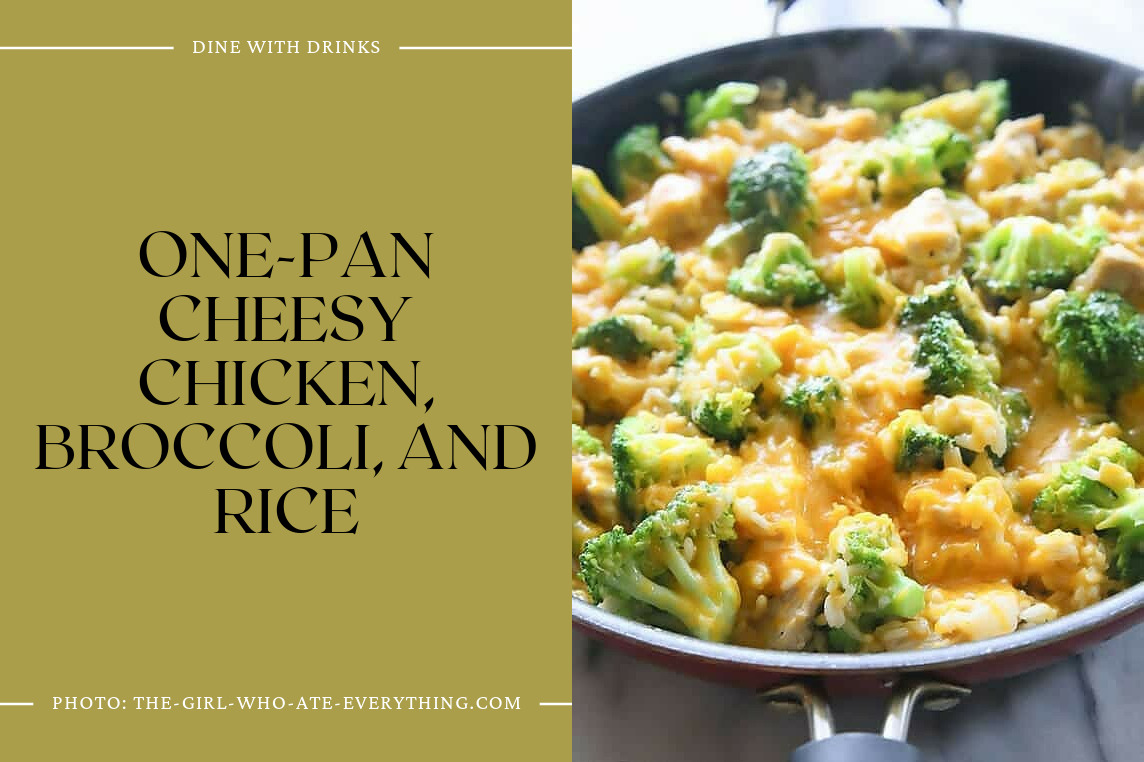 One-Pan Cheesy Chicken, Broccoli, And Rice
