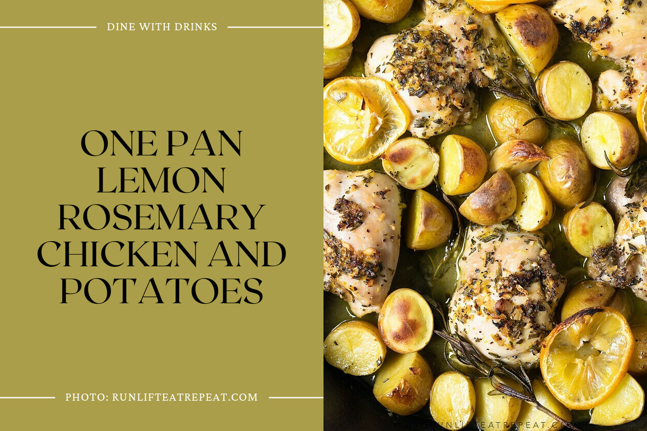 One Pan Lemon Rosemary Chicken And Potatoes