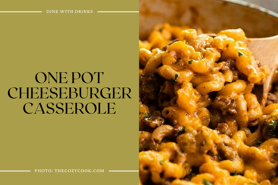 One Pot Cheeseburger Casserole