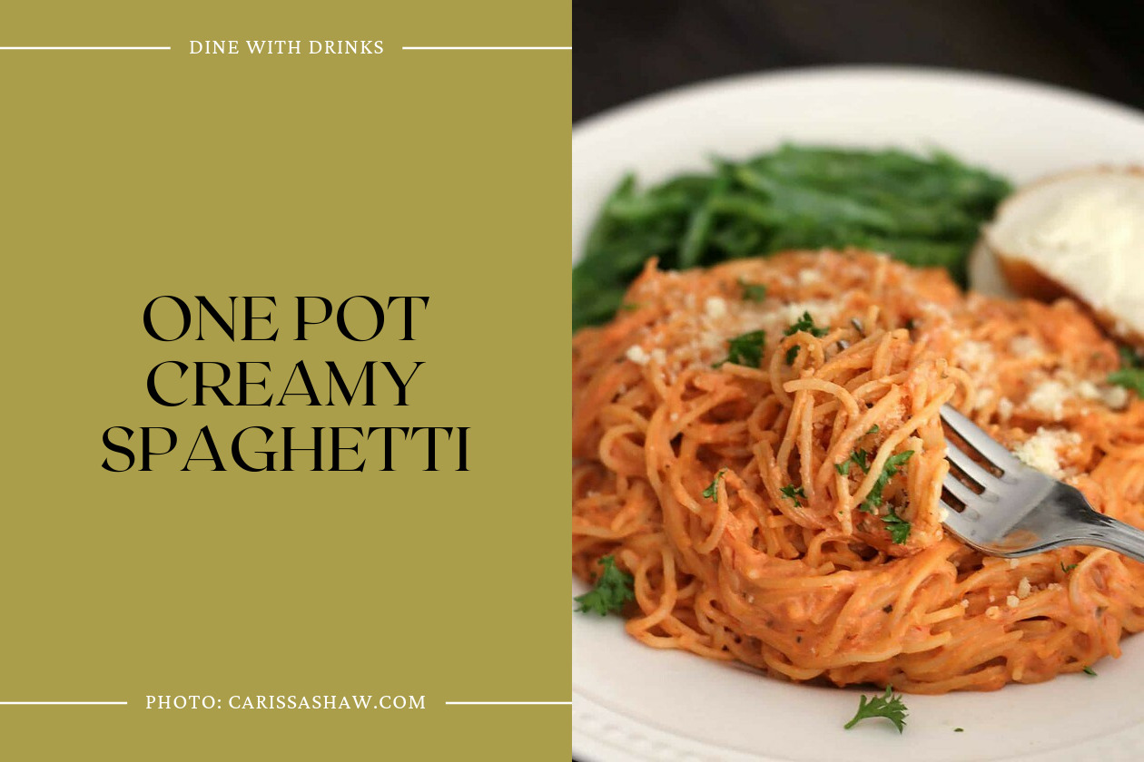 One Pot Creamy Spaghetti