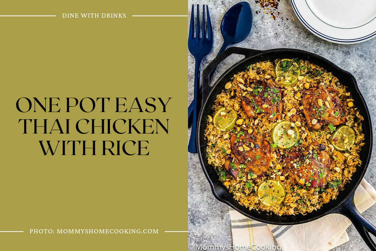 One Pot Easy Thai Chicken With Rice