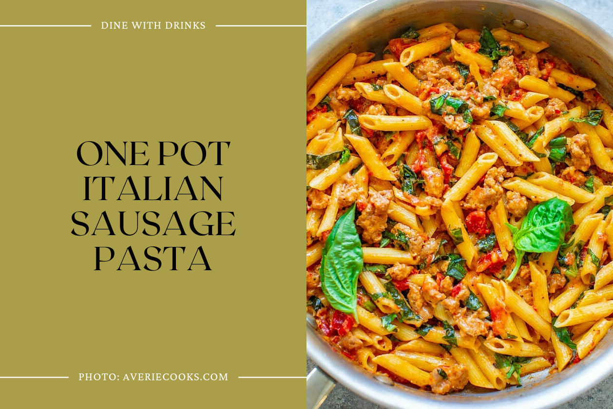 One Pot Italian Sausage Pasta
