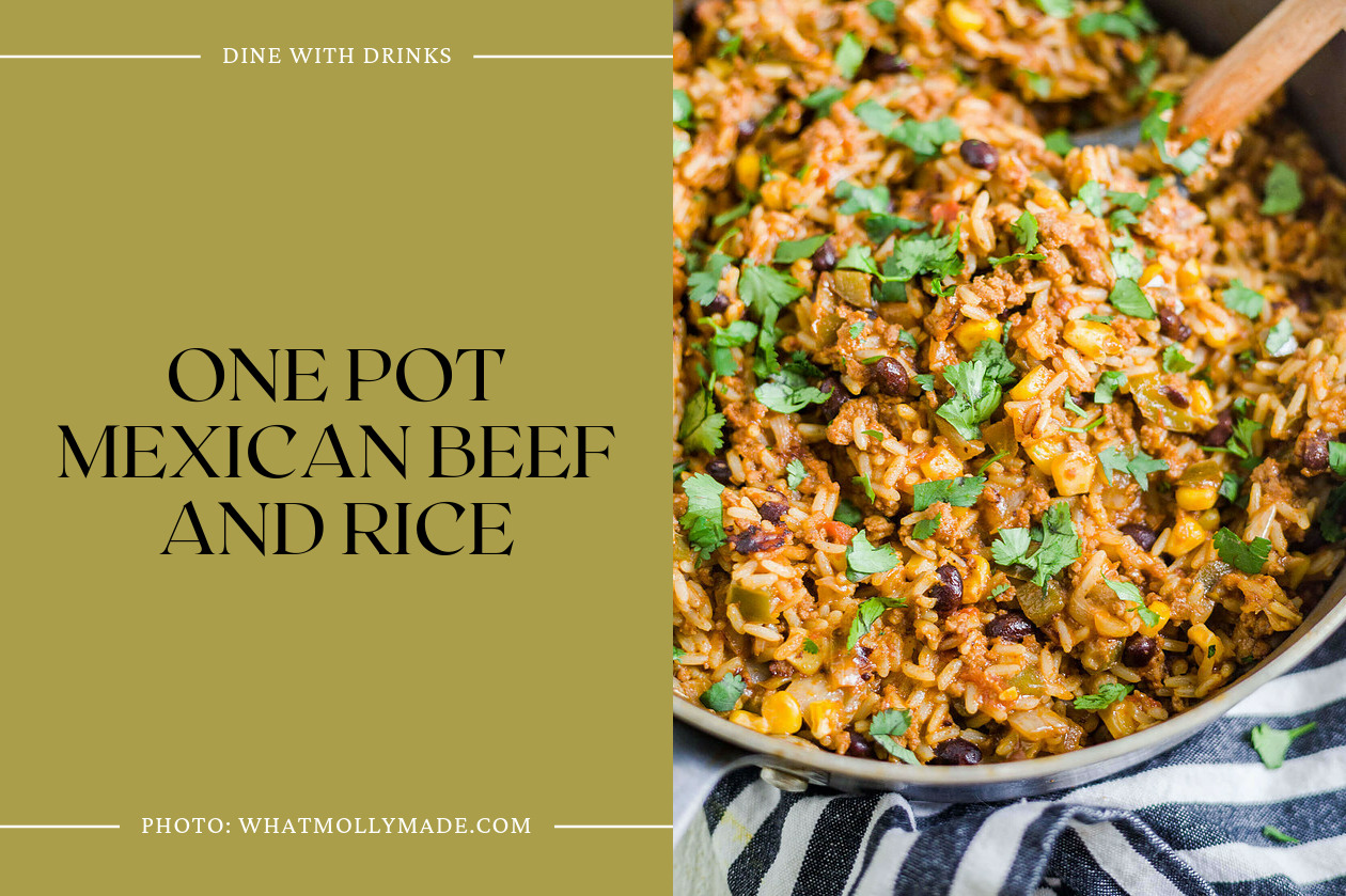 One Pot Mexican Beef And Rice